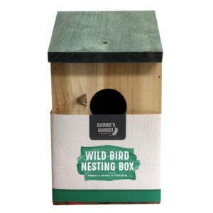 Wooden Bird Nesting Box