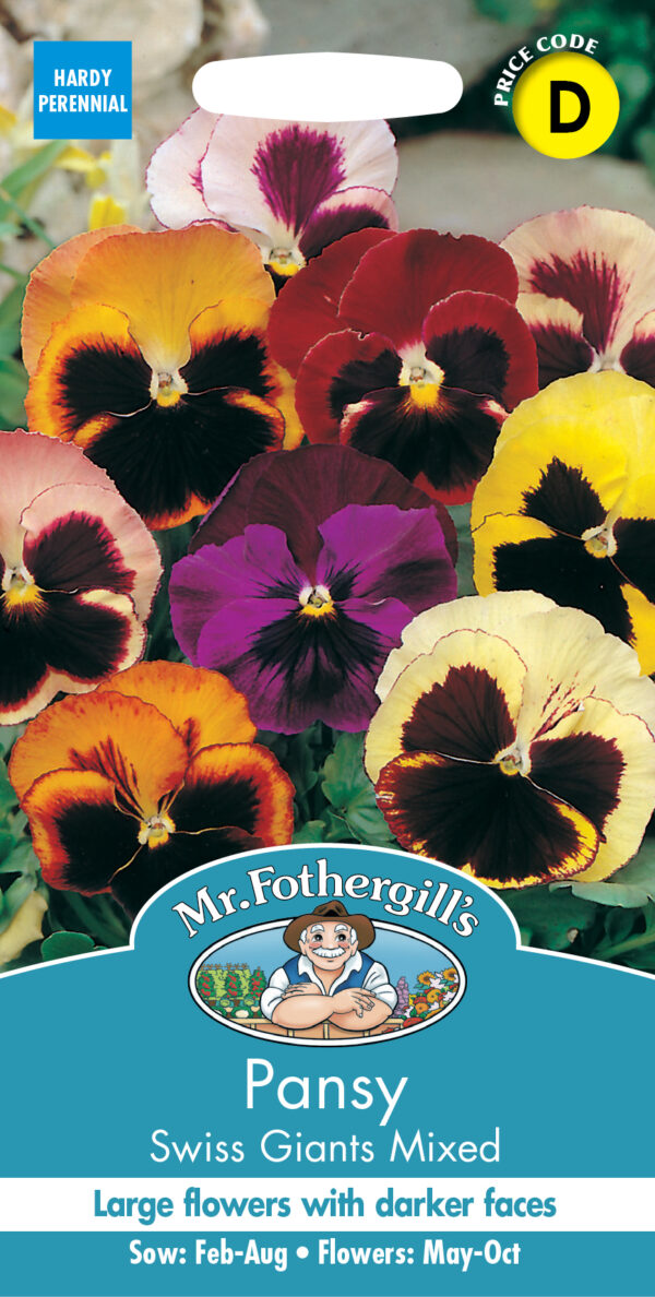 Pansy Swiss Giants Mixed