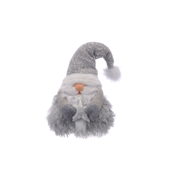 Sitting Gonk with Grey Fur
