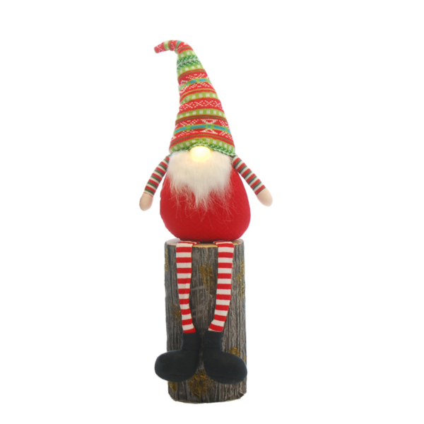 Red and Green Dangly Leg Gonk