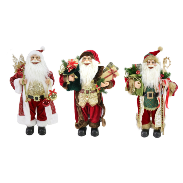 Santa Figurine - (Available in 3 Designs)