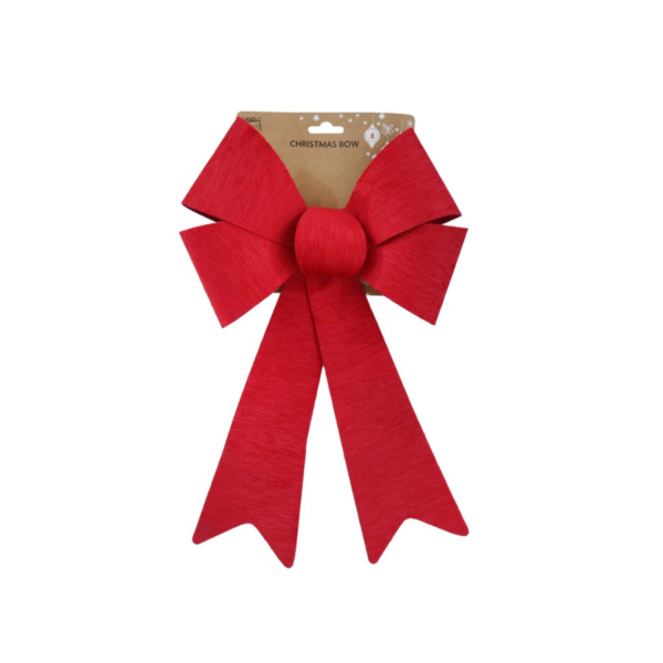 Embossed Velvet Bow - (Available in 2 Colours)