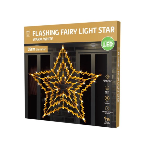 LED Star Silhouette - (Available in 3 Colours) - Image 2