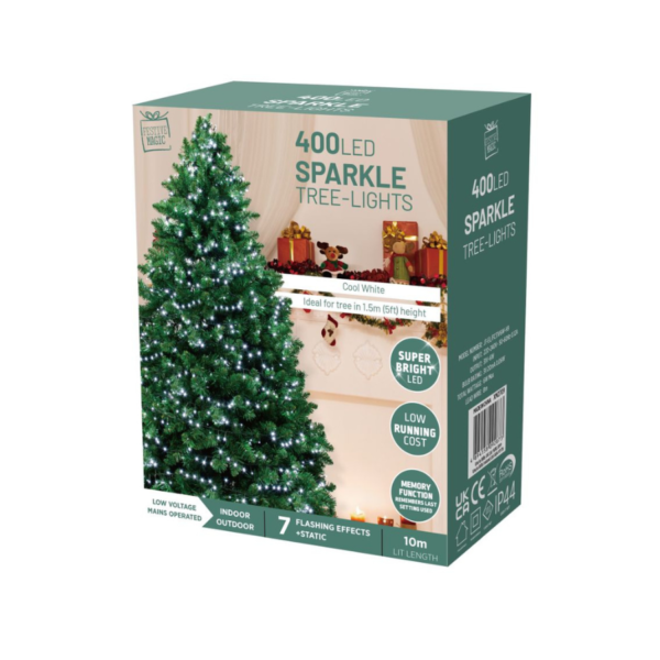 400 LED Compact Lights - (Available in 5 Colours)