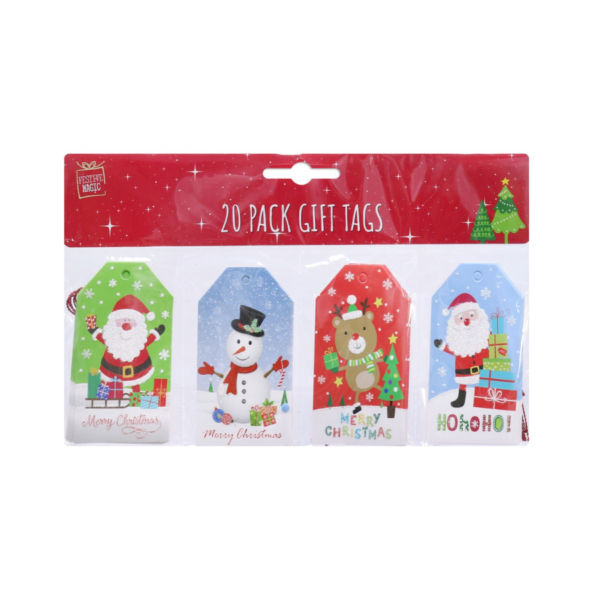 20 Pack Character Gift Tags