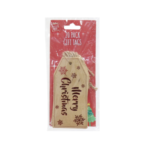 20 Pack Luxury Christmas Gift Tags