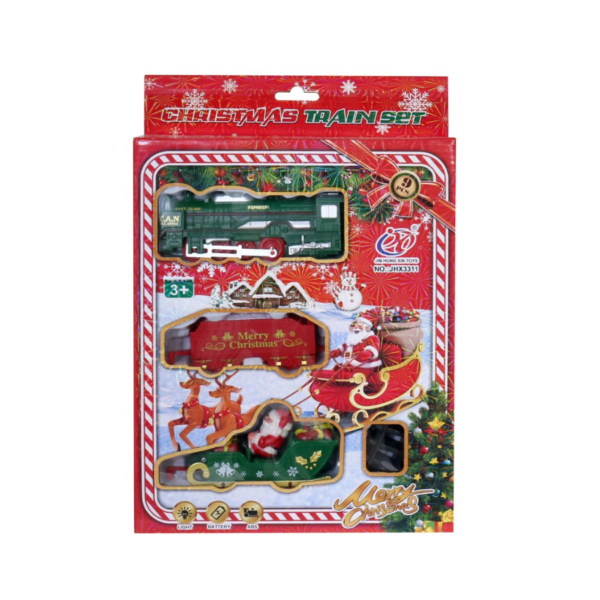 9 Piece Christmas Train Set