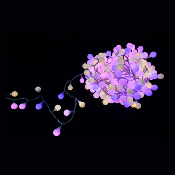 400 Frosted LED Ball Lights - (Available in 4 Colours) - Image 4