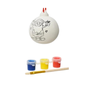 Paint Your Own Bauble - (Available in 2 Designs)